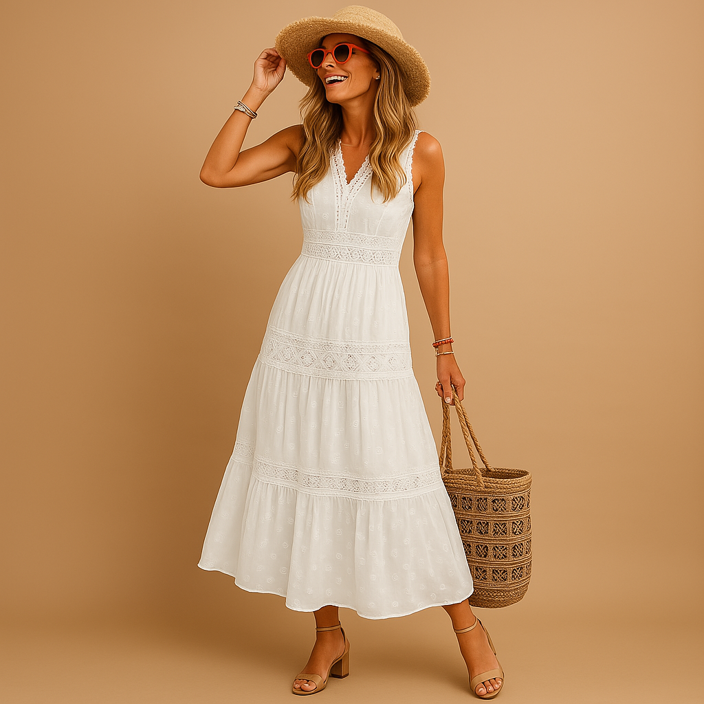 Yara | Boho sommerkjole med Ibiza-look til damer