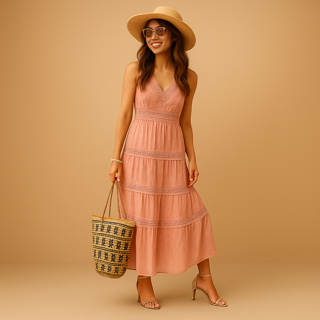 Yara | Boho sommerkjole med Ibiza-look til damer