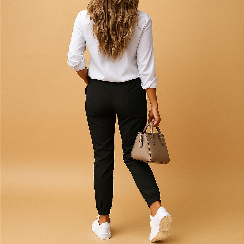 Sanne | Slim fit chino-bukser med stretch til kvinder