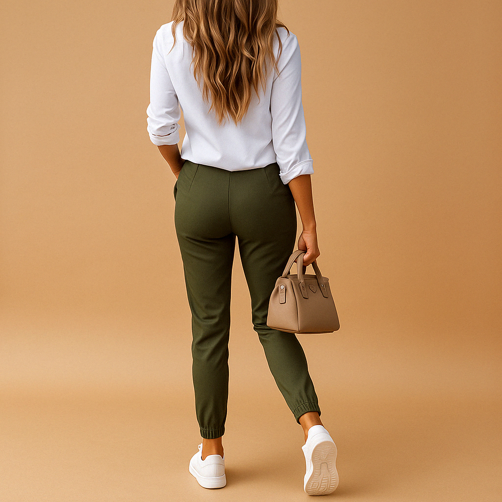 Sanne | Slim fit chino-bukser med stretch til kvinder