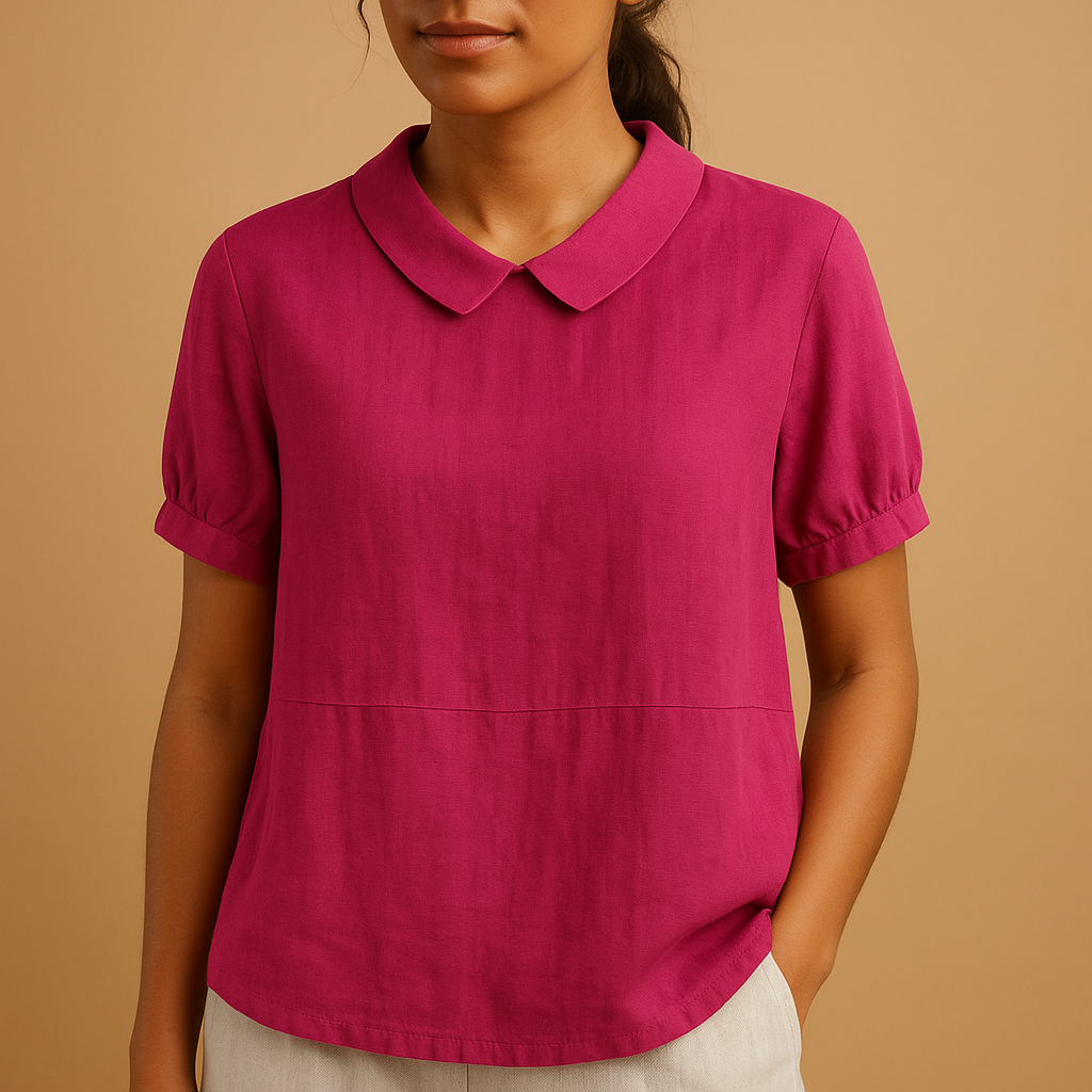 Floor | Elegant taljeret bluse til kvinder