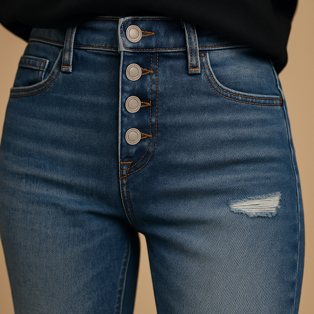 Mila | Slim fit ripped jeans til damer