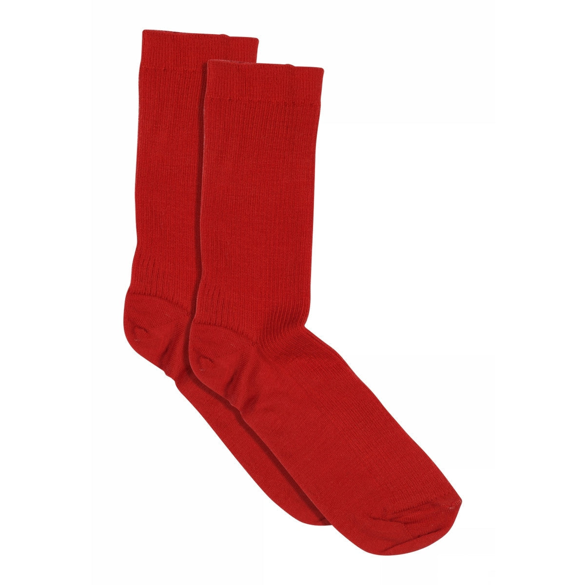 Fine wool rib socks