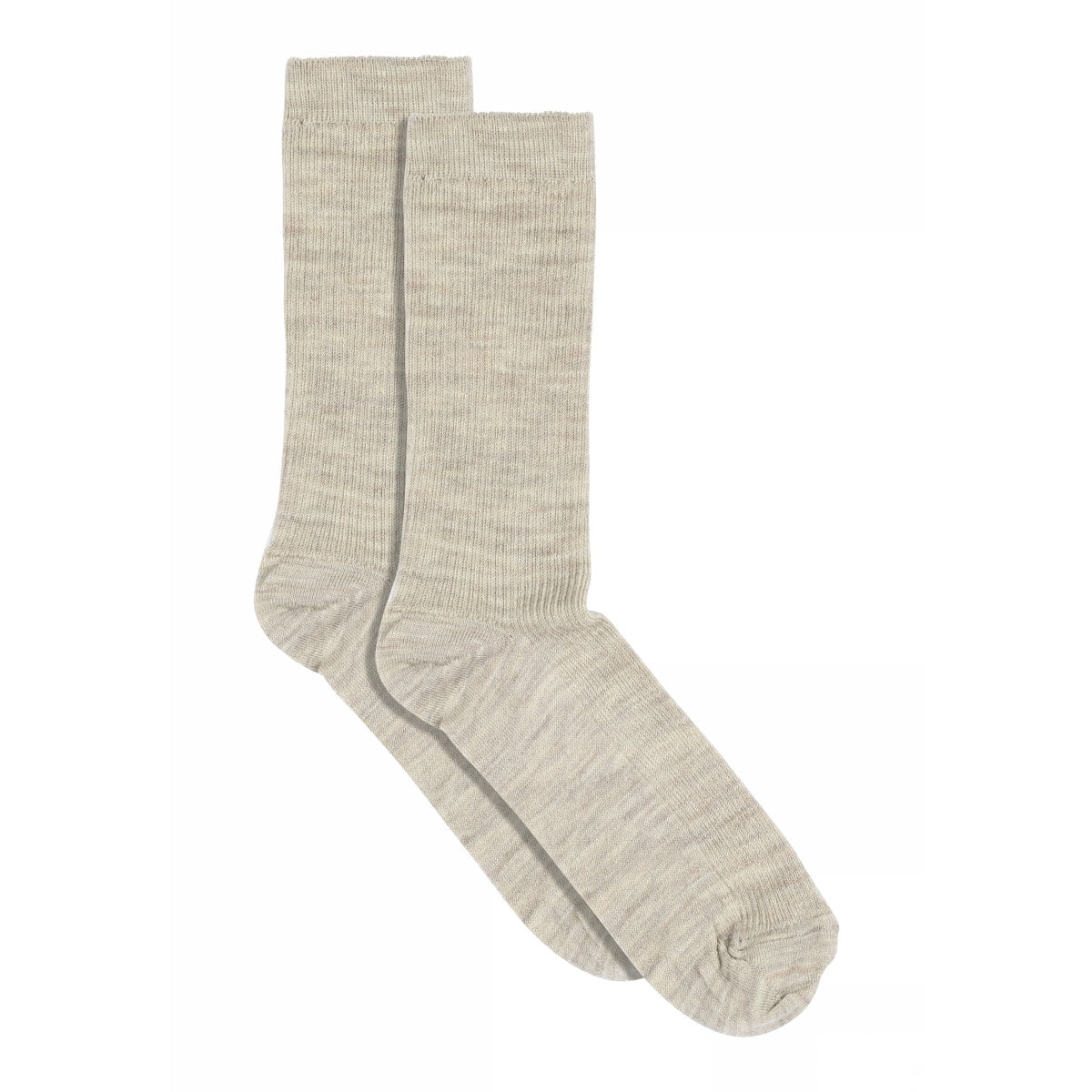 Fine wool rib socks