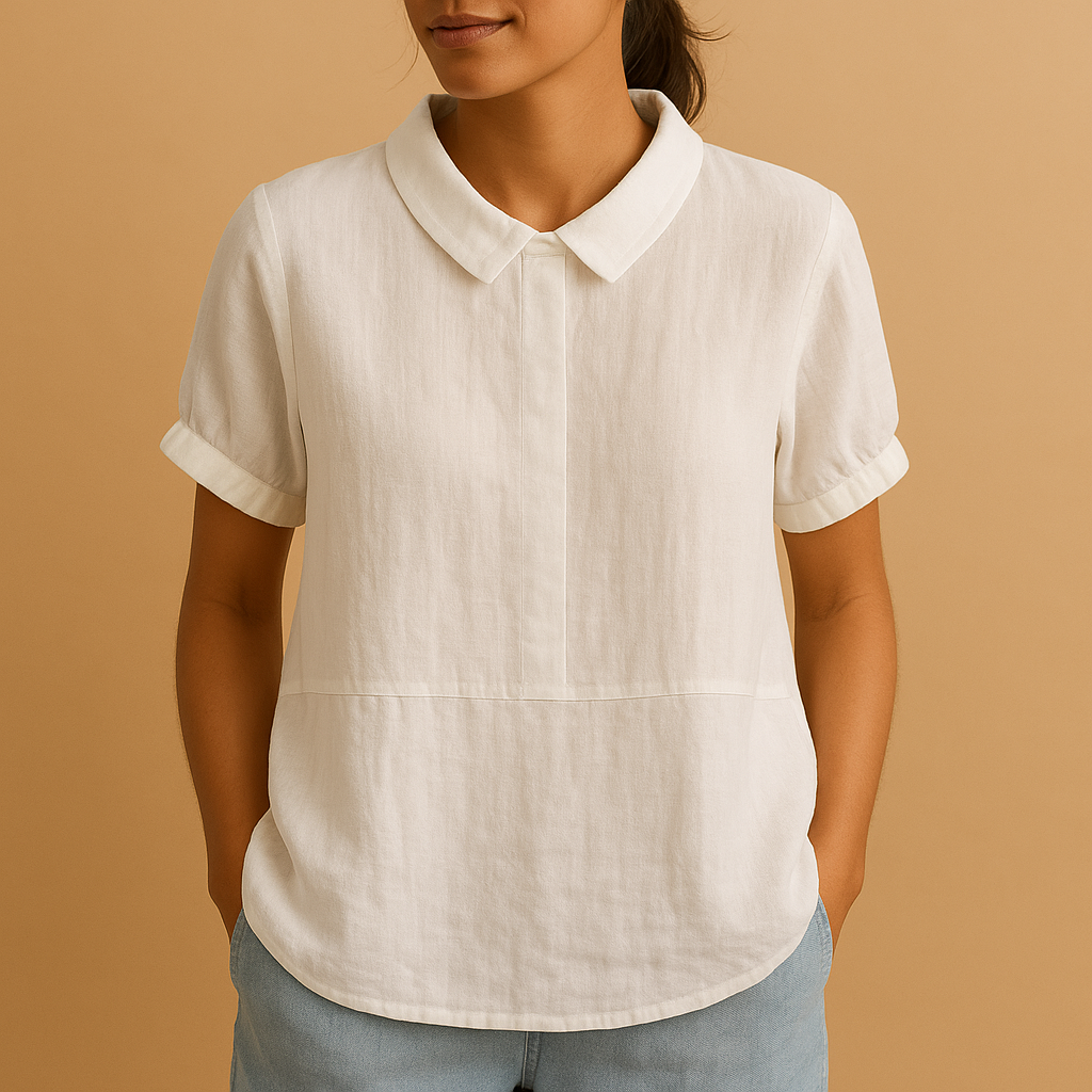 Floor | Elegant taljeret bluse til kvinder
