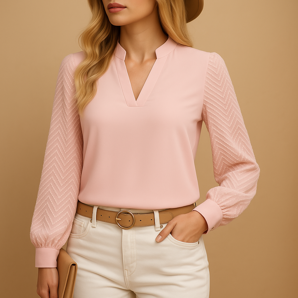 Noa | Elegant V-hals top til kvinder