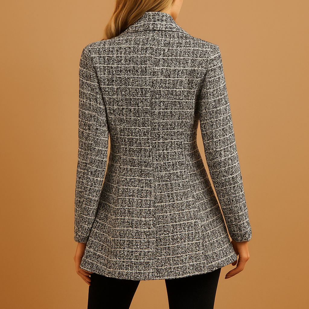 Mirte | Ternet blazer med figursyet pasform til kvinder