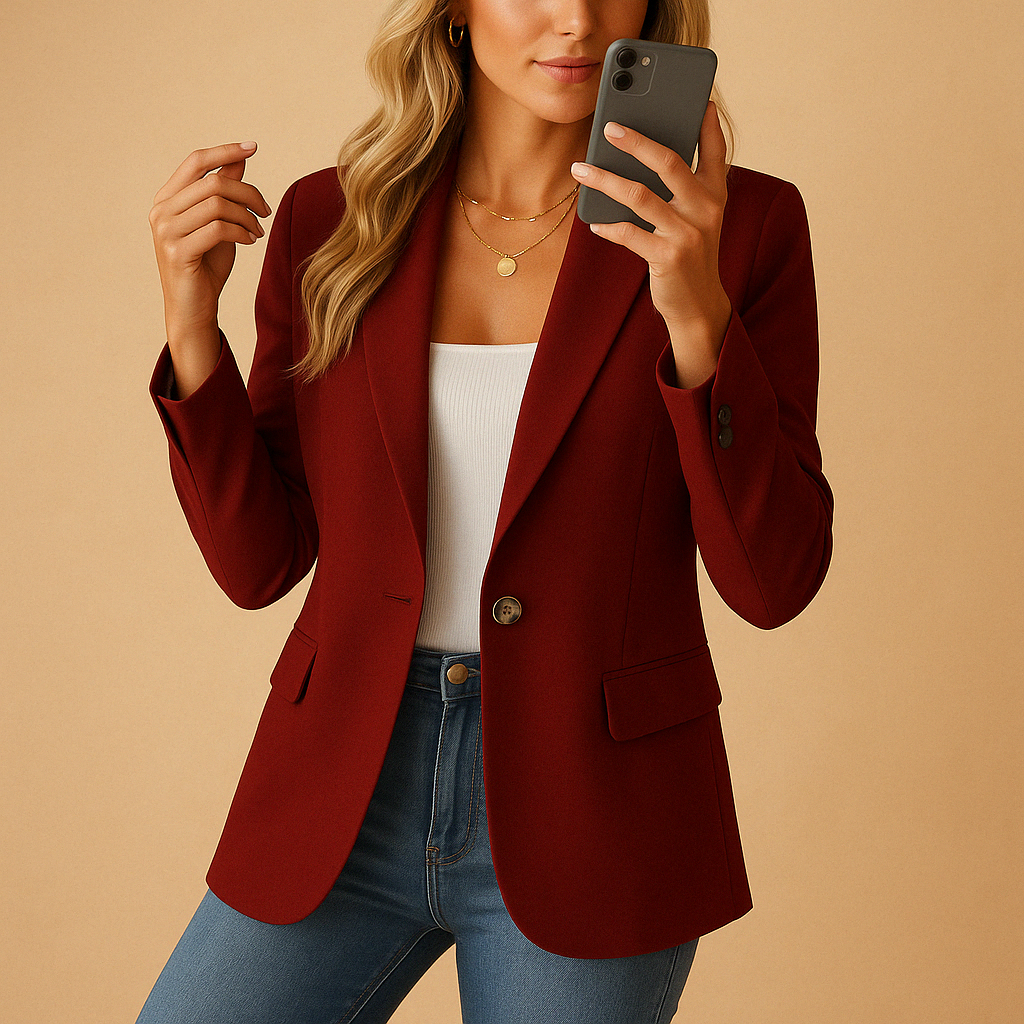 Yara | Taljeret blazer med behagelig pasform til kvinder
