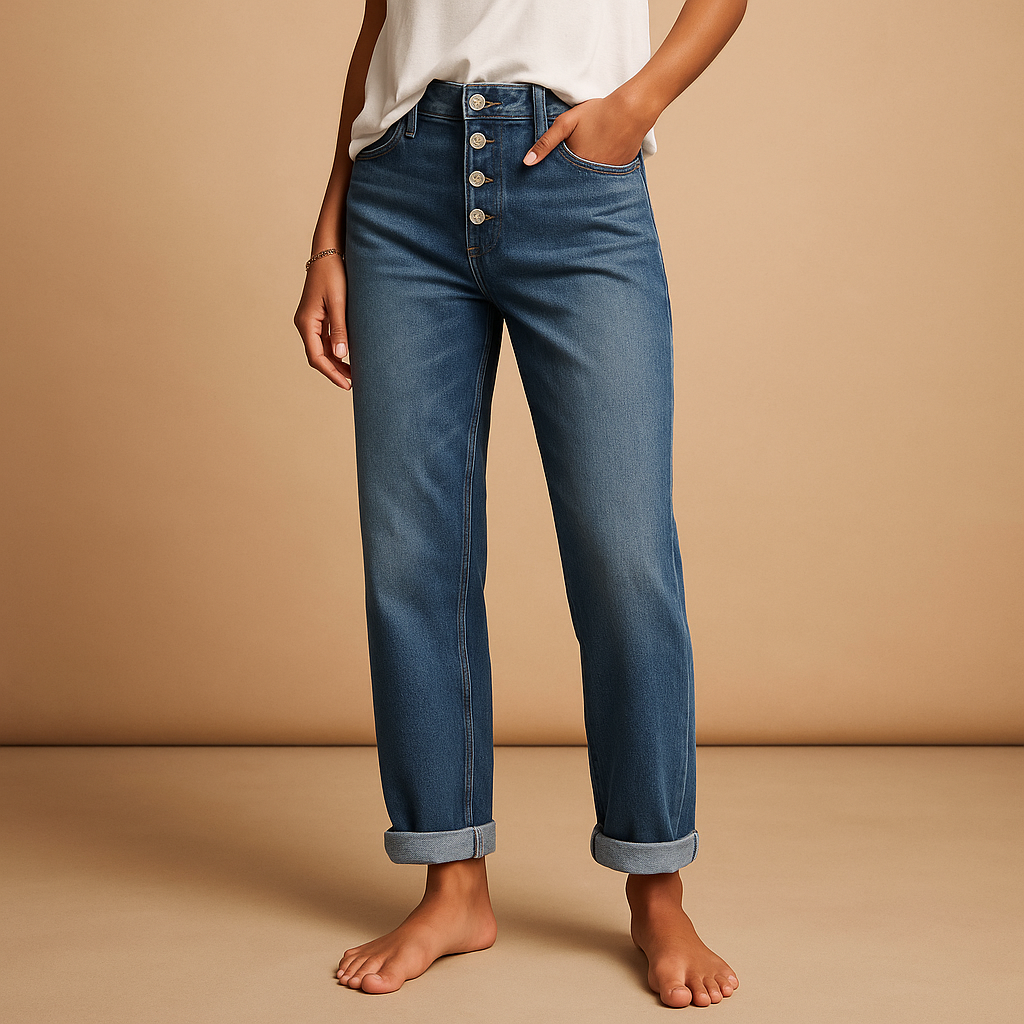 Fleur | High-waisted loose fit jeans til damer