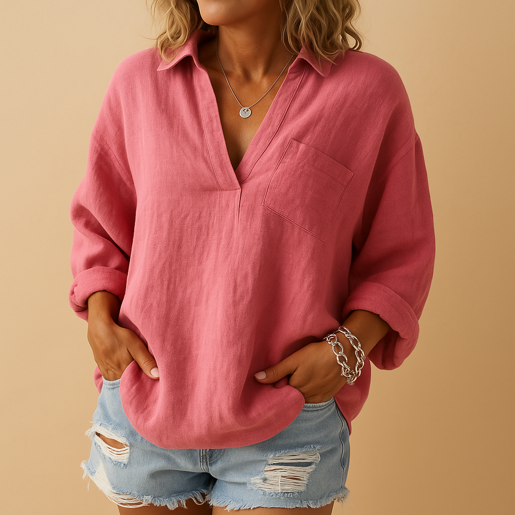 Sophie | Klassisk elegant bluse til kvinder