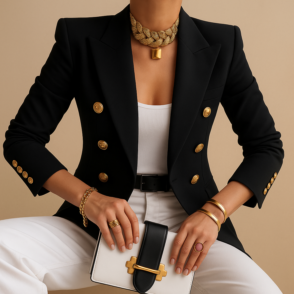 Lavina | Elegant lang blazer til kvinder