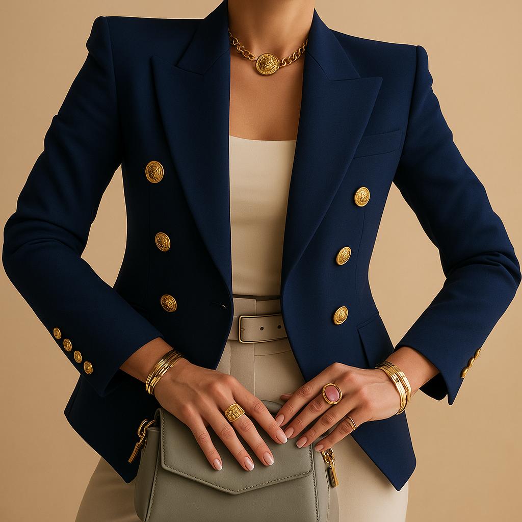 Lavina | Elegant lang blazer til kvinder