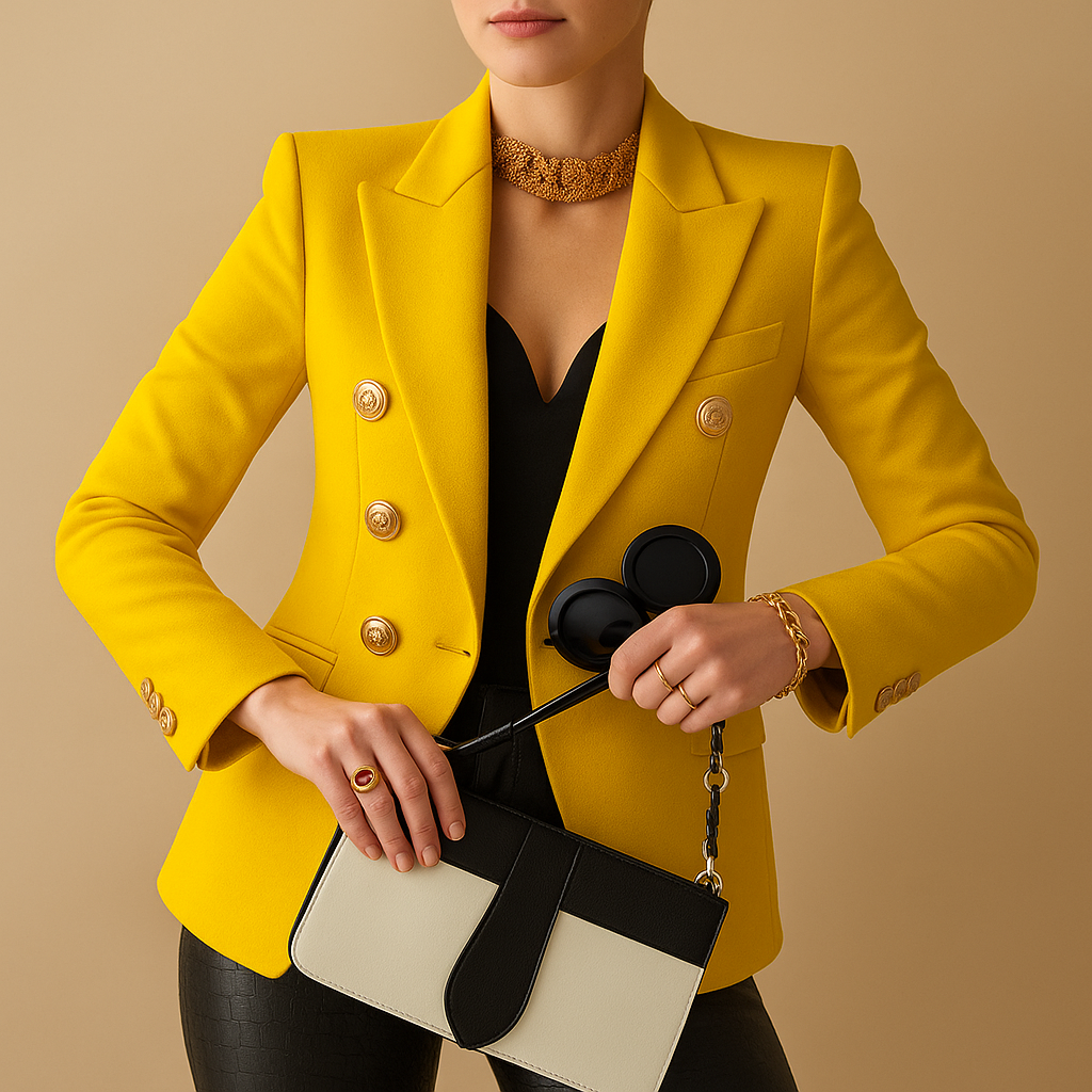 Lavina | Elegant lang blazer til kvinder