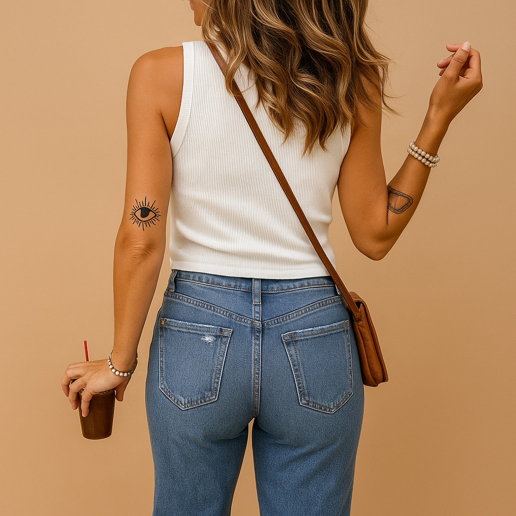 Liva | Let tanktop med U-hals til damer