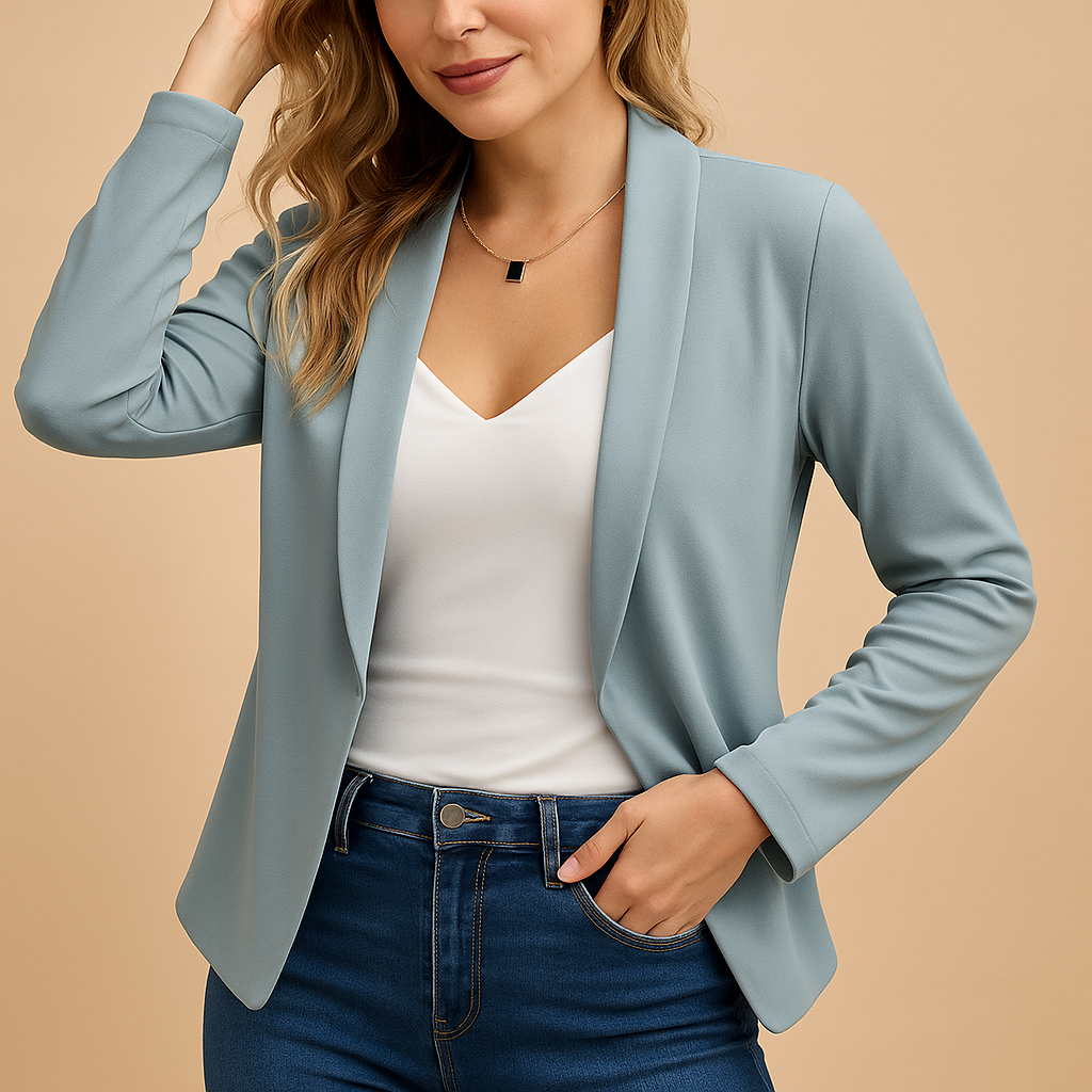 Yara | Stilfuld åben blazer til kvinder med moderne snit