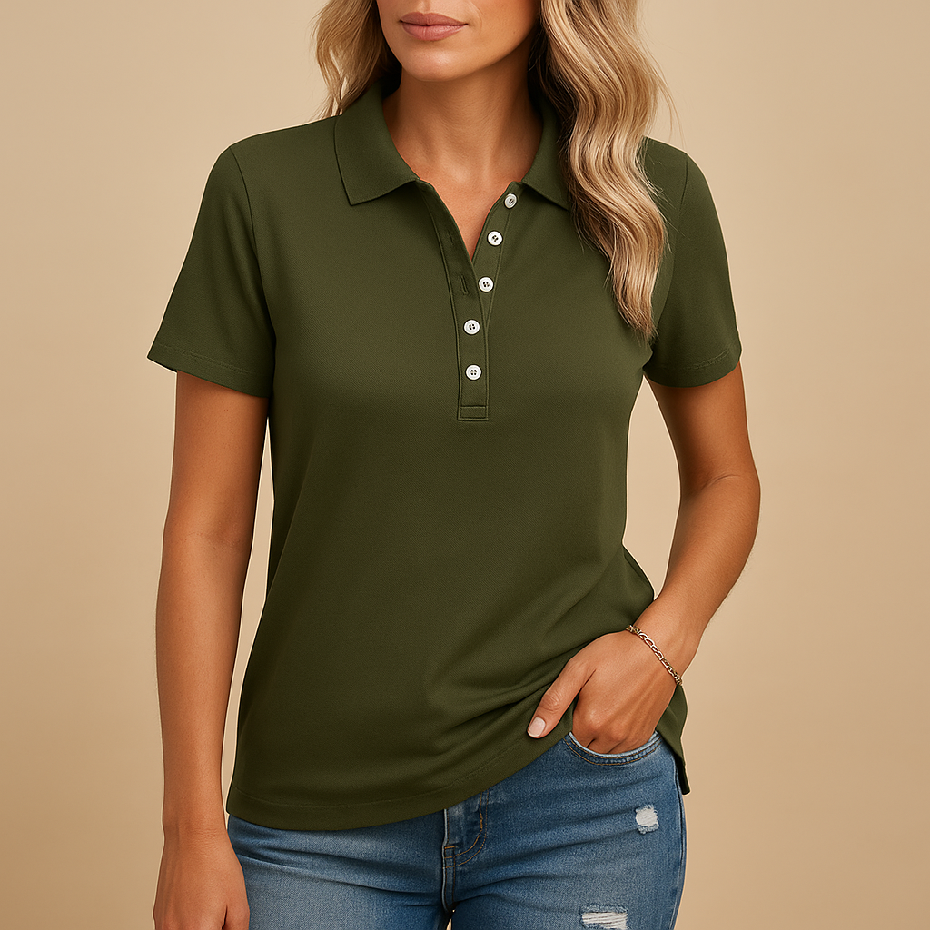 Elena | Stilfuld poloshirt til kvinder med elegant pasform