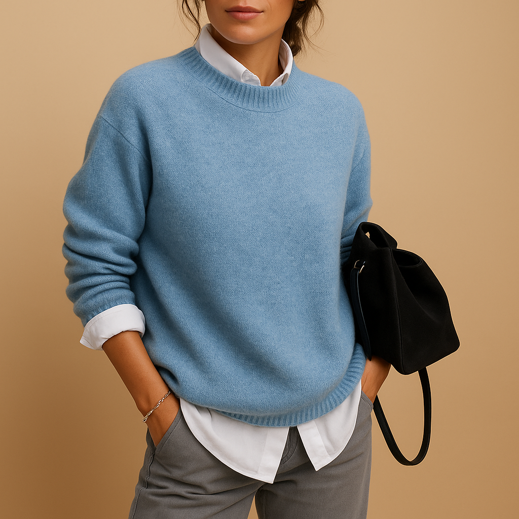 Mireille | Uldtrøje til kvinder med elegant pasform og minimalistisk finish