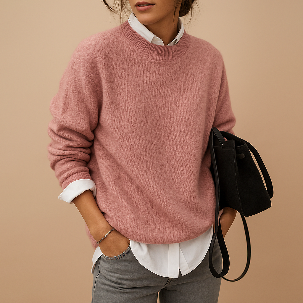 Mireille | Uldtrøje til kvinder med elegant pasform og minimalistisk finish